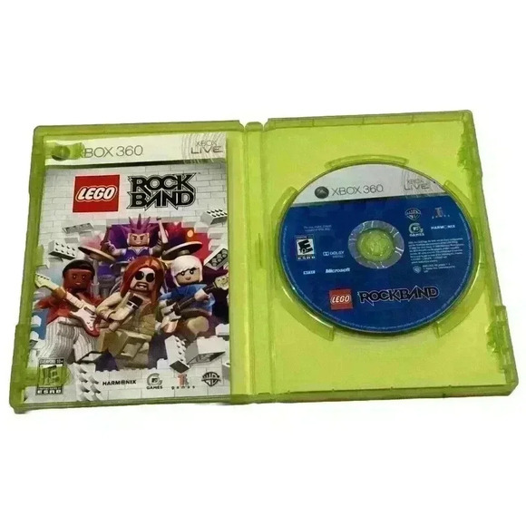 LEGO Rock Band (Xbox 360, 2009) Complete CIB‎ Manual TESTED FAST SHIPPED - Picture 3 of 6